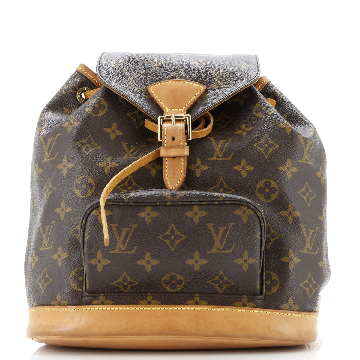 Louis Vuitton Vintage Montsouris Backpack Monogram Canvas MM