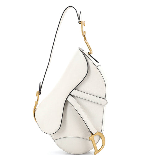 Saddle Handbag Leather Medium