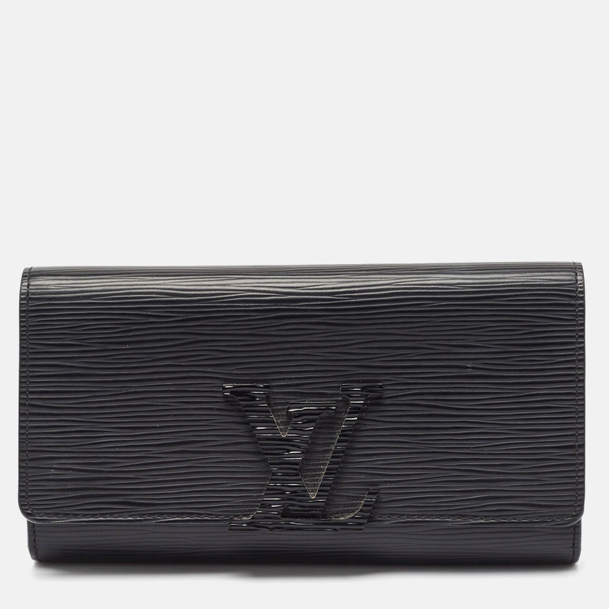 Louis Vuitton Black Epi Leather Louise Wallet