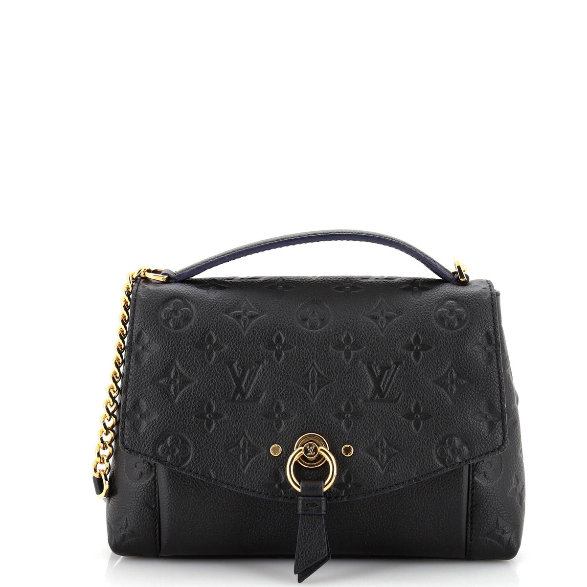 Louis Vuitton Blanche Handbag Monogram Empreinte Leather BB