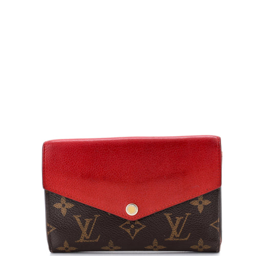 Pallas Wallet Monogram Canvas and Calfskin Compact