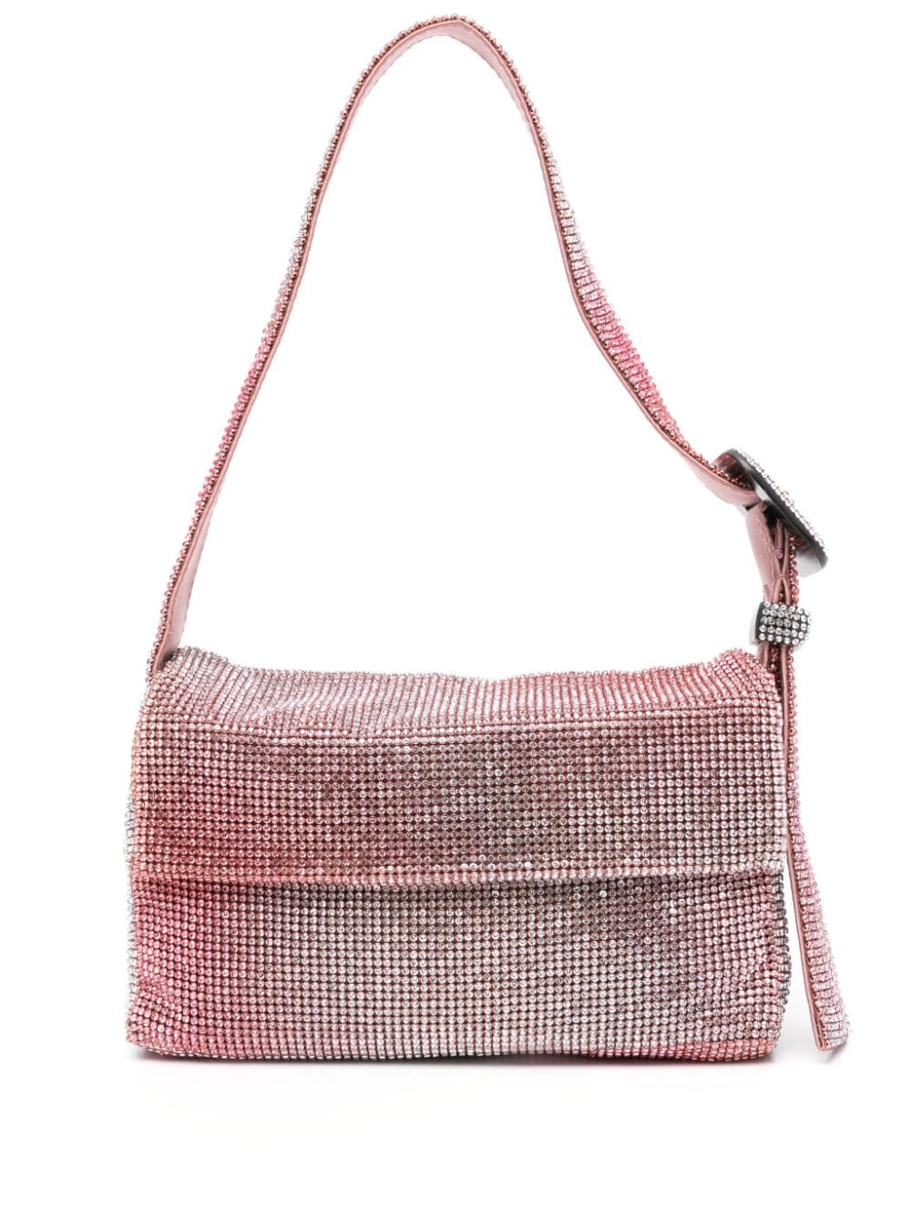 Benedetta Bruzziches Women's Iridescent Rhinestone Embellished Shoulder Bag in Pink | Size UNI | VITTY Color SS24012034