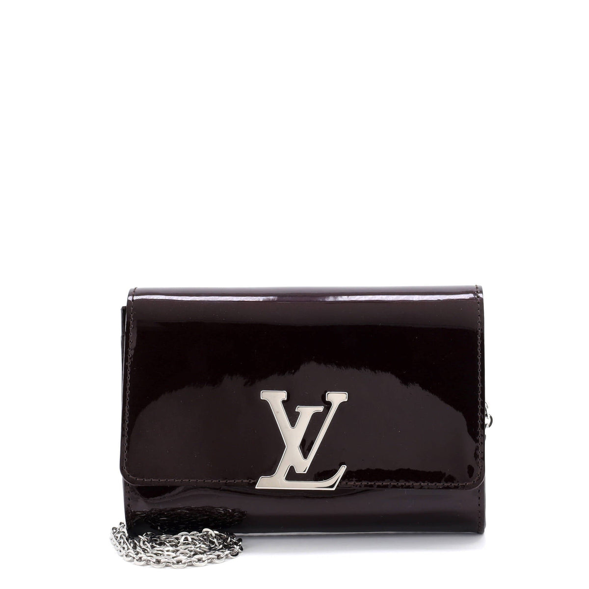 Louis Vuitton Chain Louise Clutch Patent PM