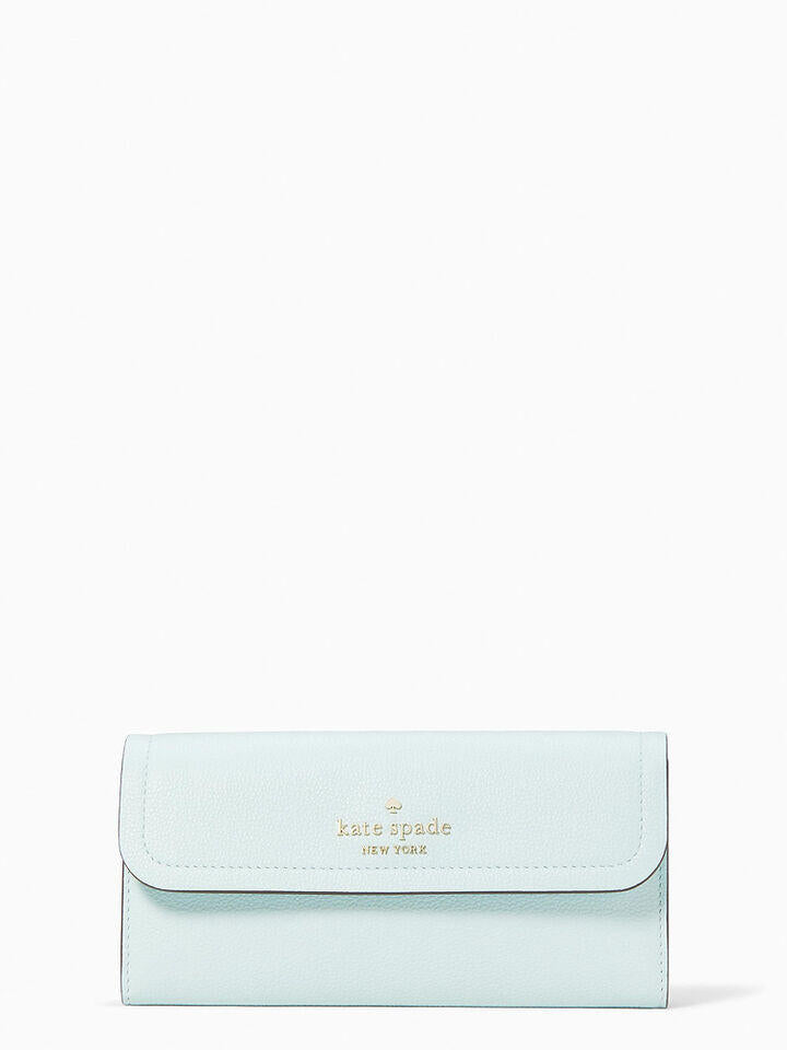 Kate Spade Au Rosie Pebbled Leather Large Flap Wallet