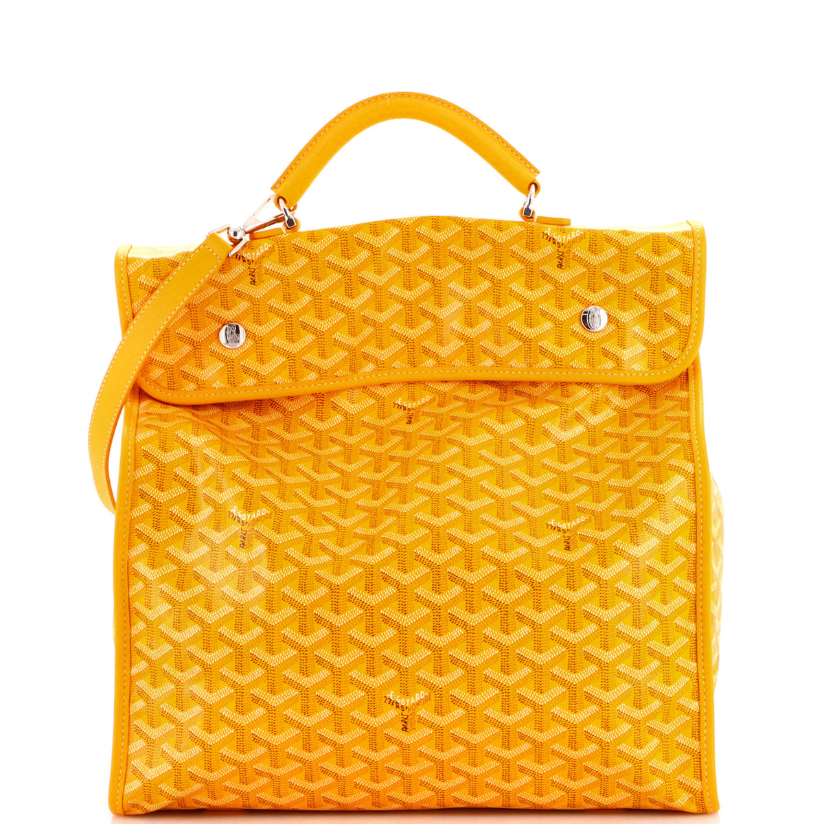 Goyard GOYARD Saint Leger Briefcase Backpack Coated Canvas