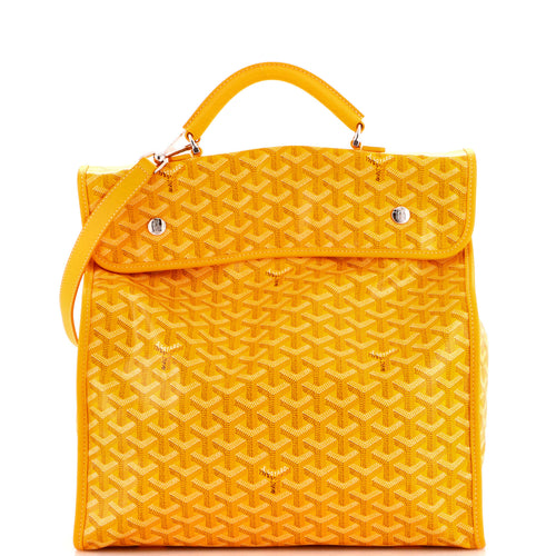 GOYARD Saint Leger Briefcase Backpack Coated Canvas