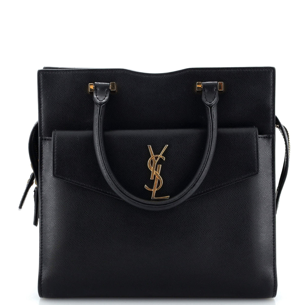Saint Laurent Uptown Tote Leather Small