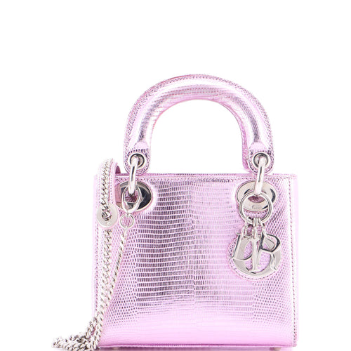 Lady Dior Bag Lizard Mini