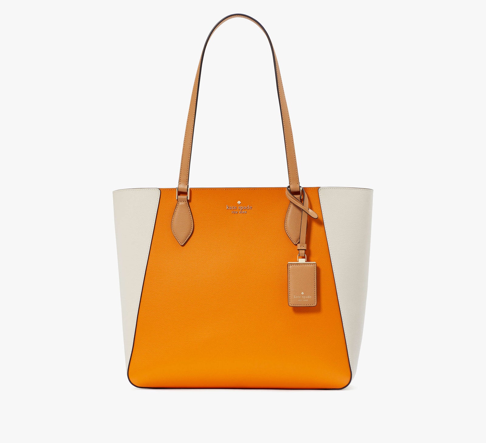 Kate Spade New York Tragetasche in Blockfarben mit Mohnmuster