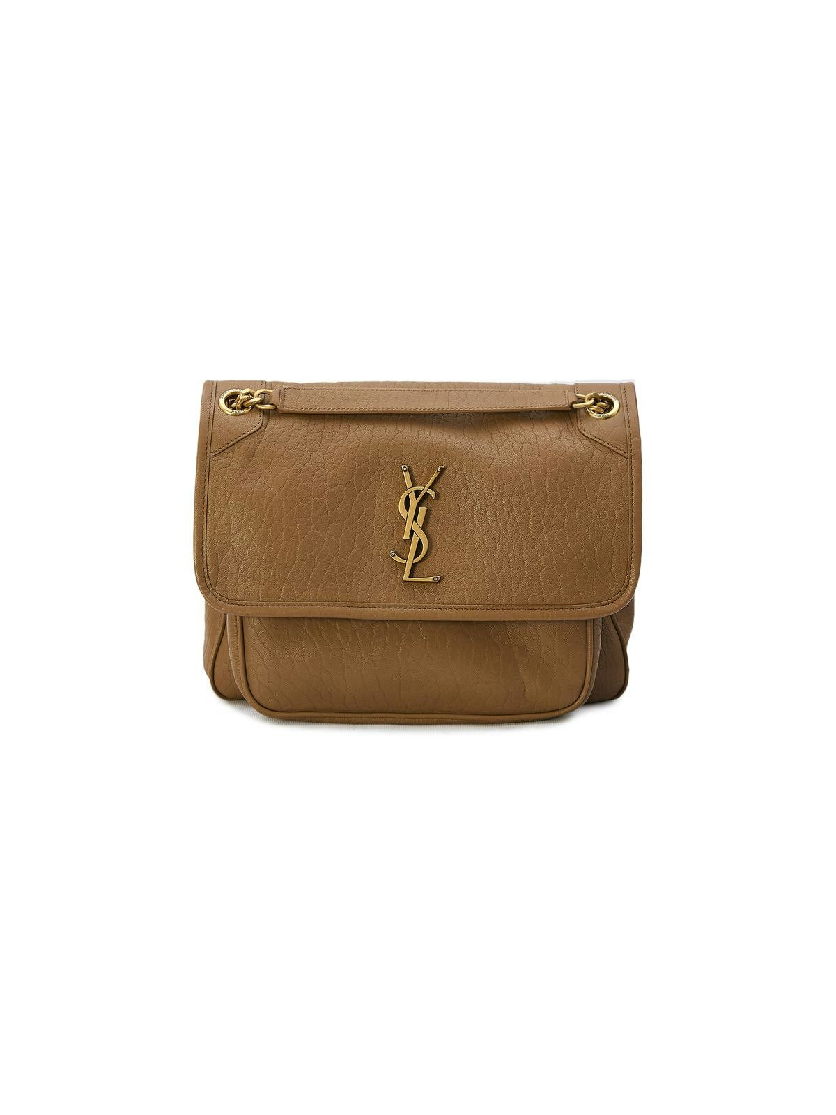 Saint Laurent Women's Medium Niki Grained Lambskin Bag in Nude & Neutrals | Size UNICA | 633178AACYT