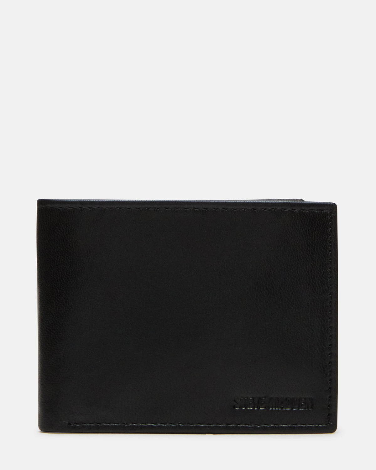 Stevemadden MEN'S BIFOLD LEATHER WALLET BROWN