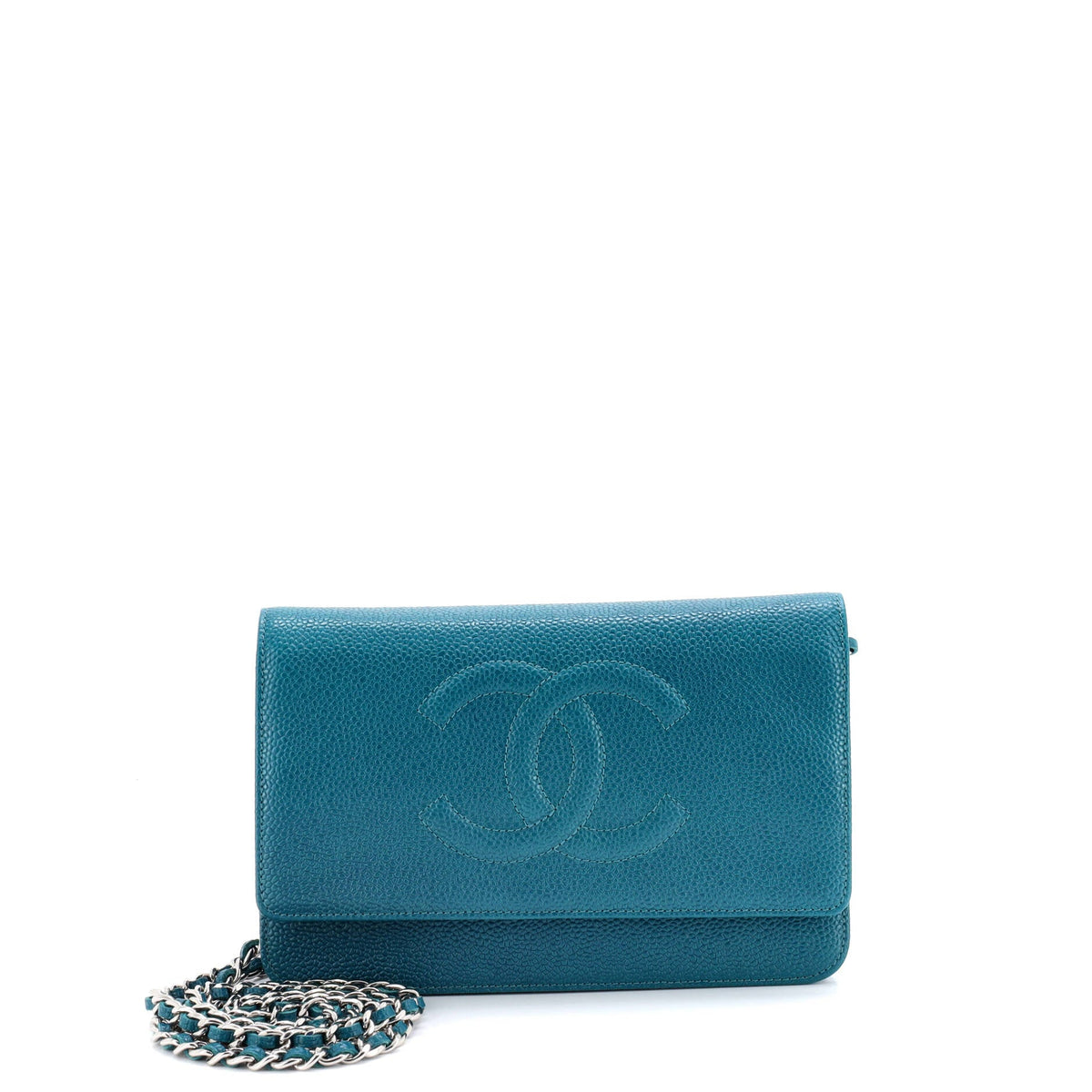 Chanel CHANEL Timeless Wallet on Chain Caviar