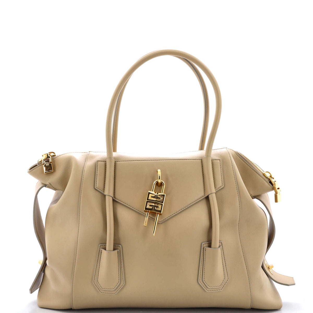 Givenchy GIVENCHY Antigona Soft Lock Bag Leather Medium