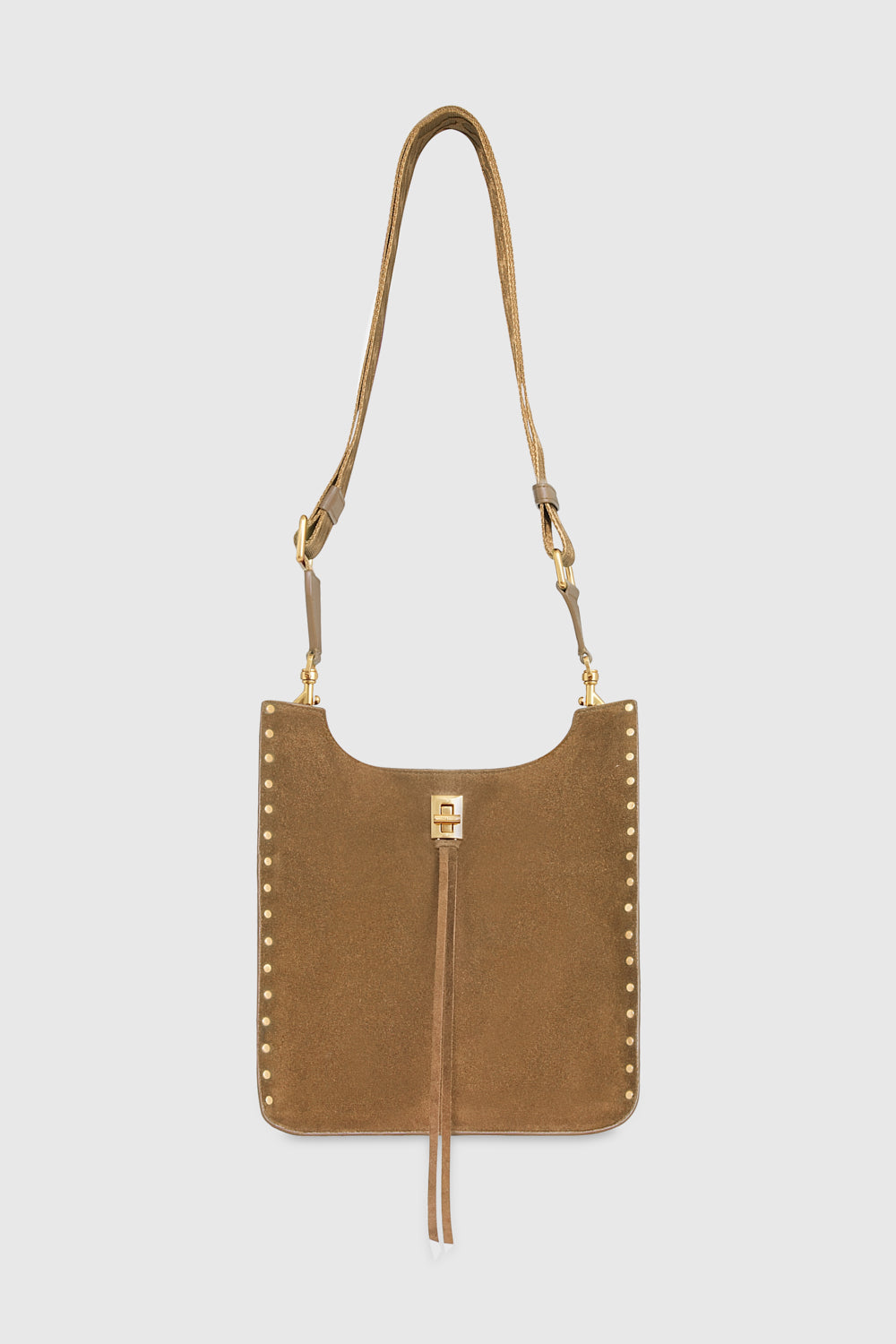 Rebecca Minkoff Darren Medium Feed Bag In Praline