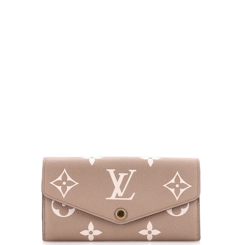 Sarah Wallet NM Bicolor Monogram Empreinte Giant