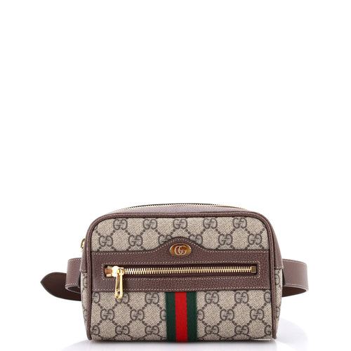 GUCCI Ophidia Belt Bag GG Coated Canvas Small