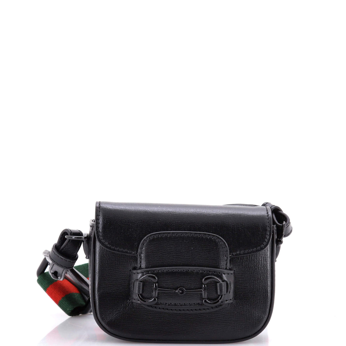 Gucci GUCCI Horsebit 1955 Shoulder Bag Leather Super Mini