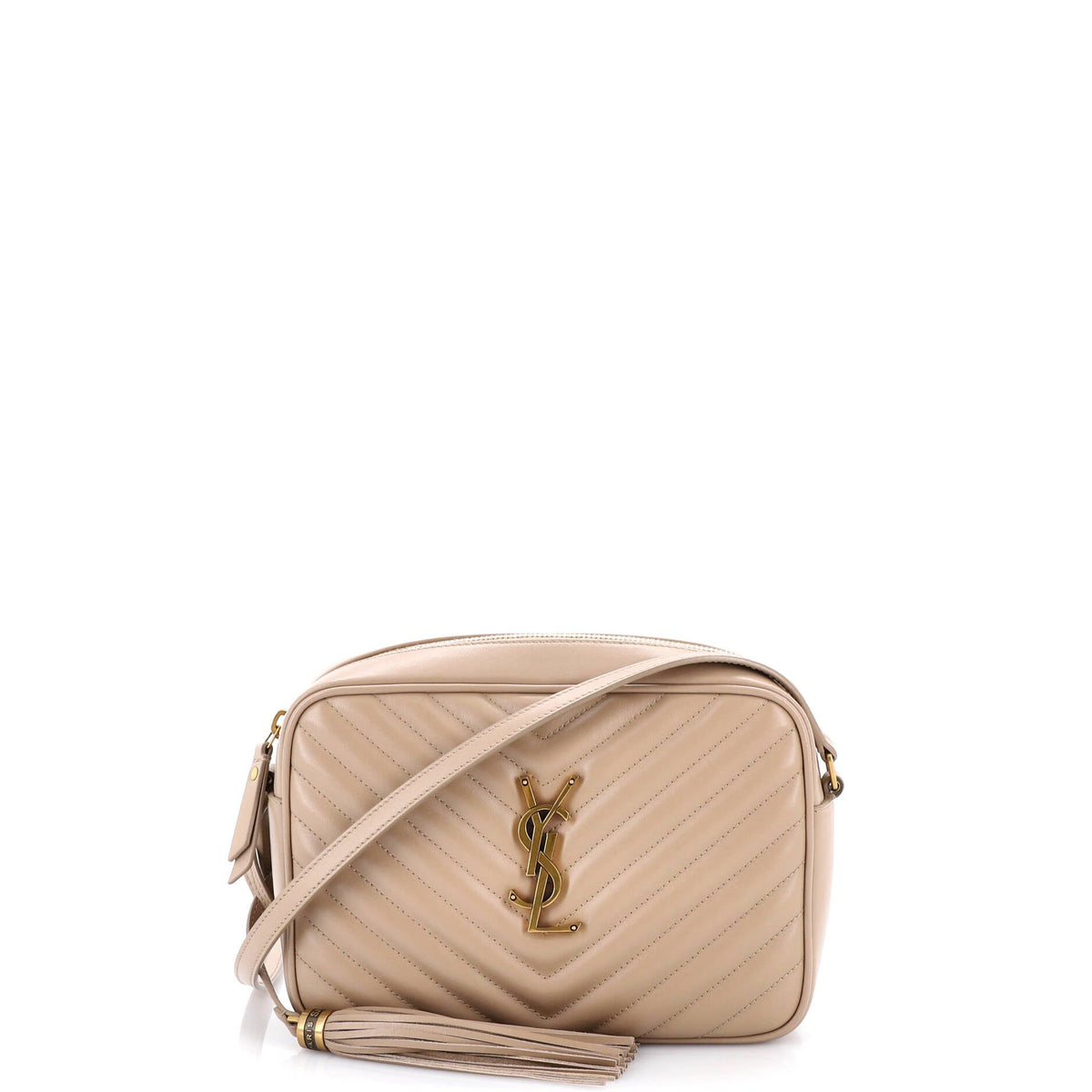 Saint Laurent Lou Camera Bag Matelasse Chevron Leather Small