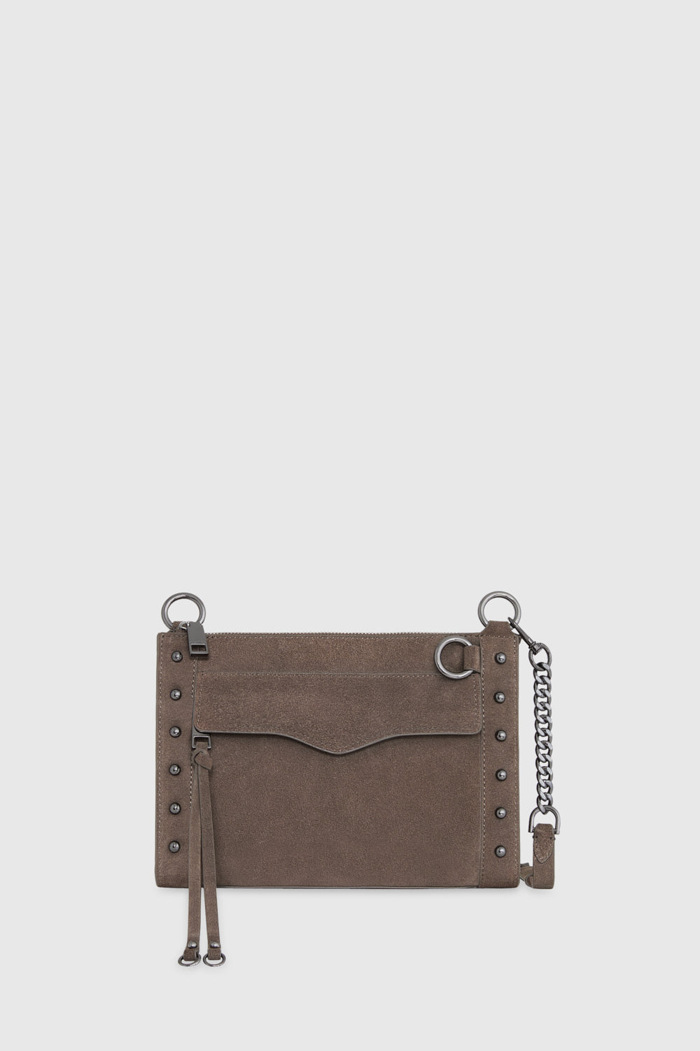 Rebecca Minkoff Sac à bandoulière avec clous MAB en marron