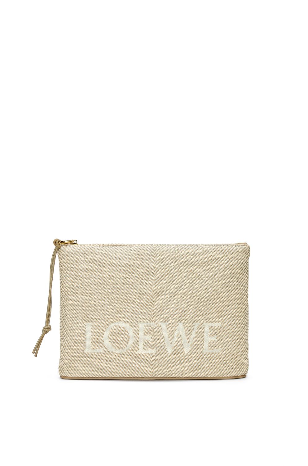 Loewe Women's Oblong Pouch in Ecru | C730C63X18