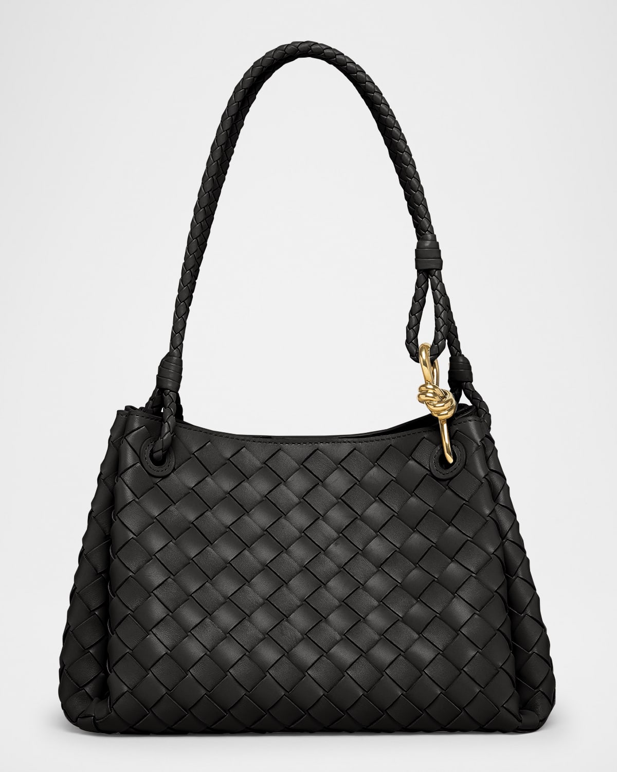 Bottega Veneta Parachute Medium Nappa Leather Shoulder Bag