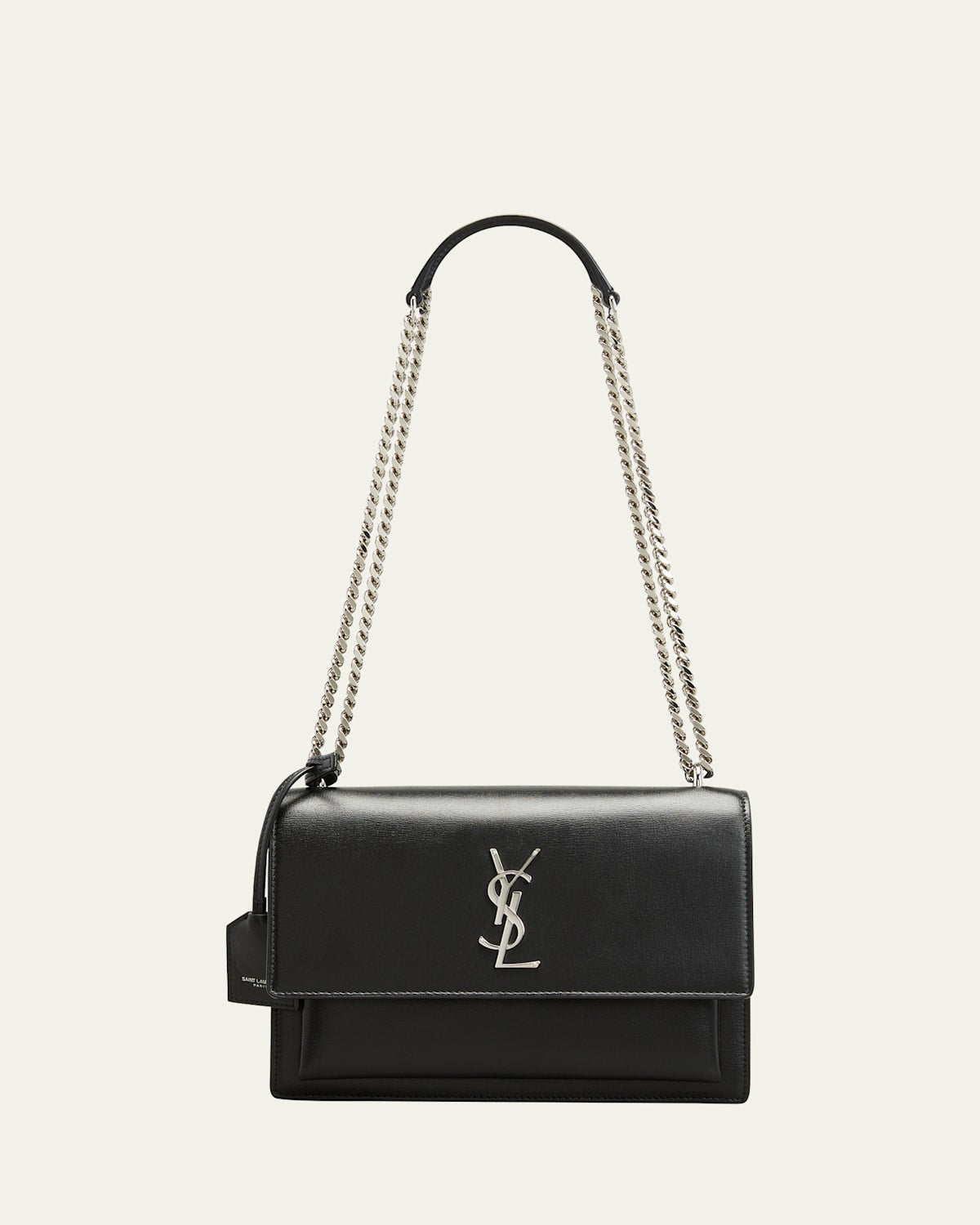 Saint Laurent Sunset Medium YSL Crossbody Bag in Smooth Leather