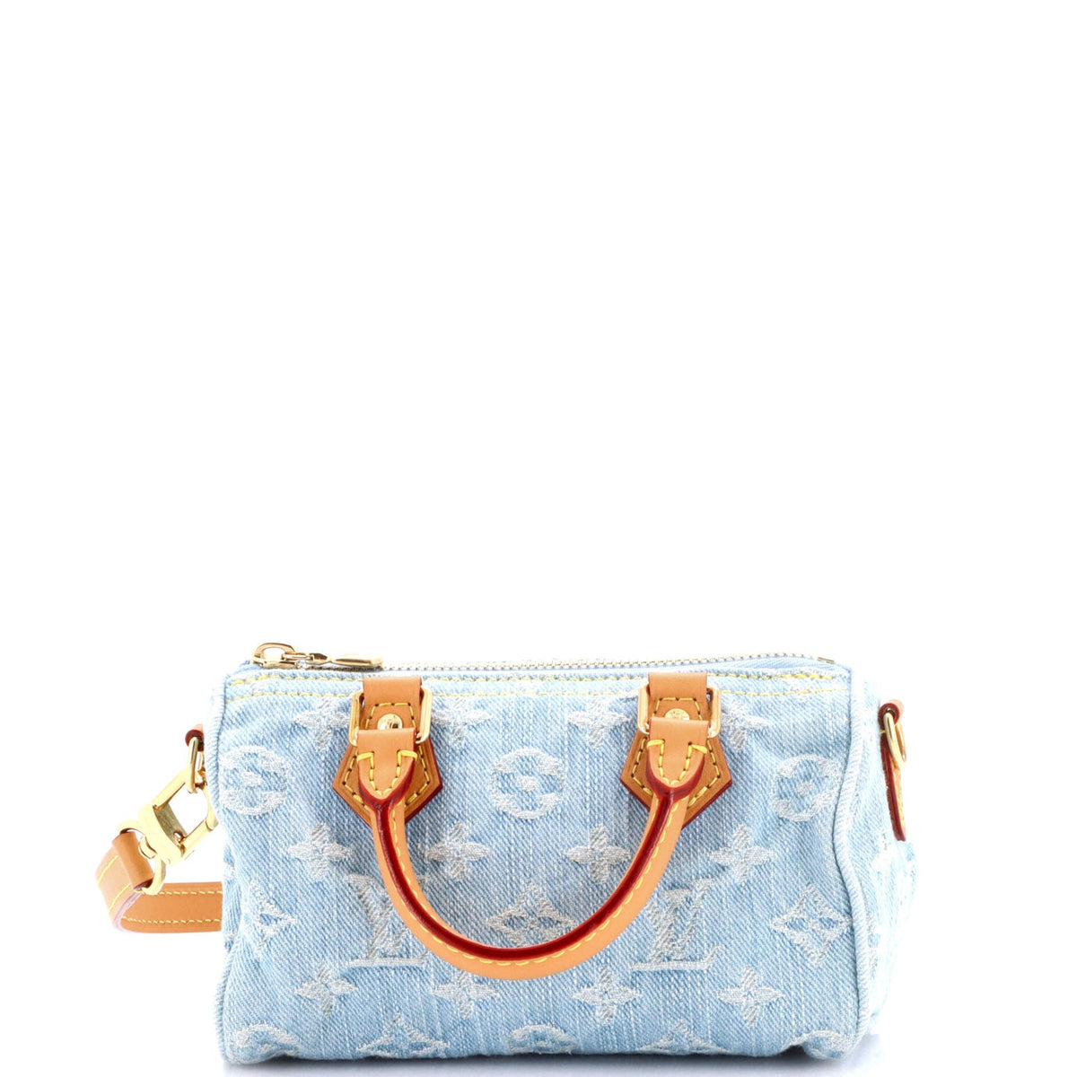 Louis Vuitton Speedy Bandouliere NM Bag Monogram Denim Sky Nano