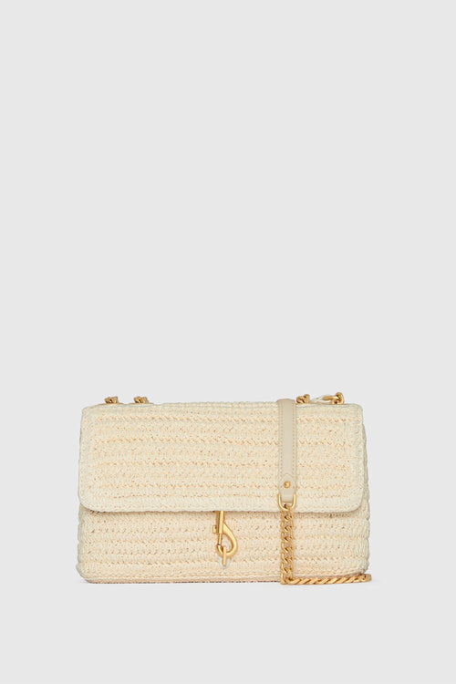 Edie Medium Crossbody Bag In Porcelain