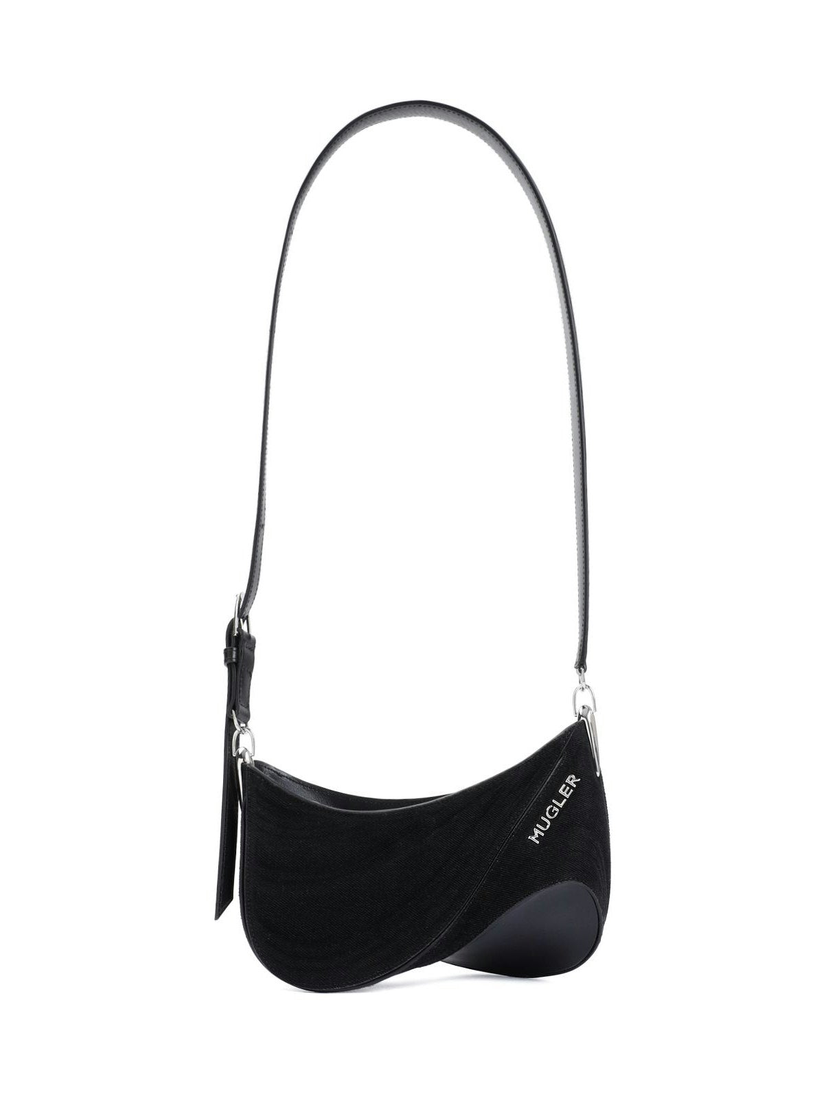 Mugler Women's Curve Bag in Black | Size UNICA | 24P10SA0007211