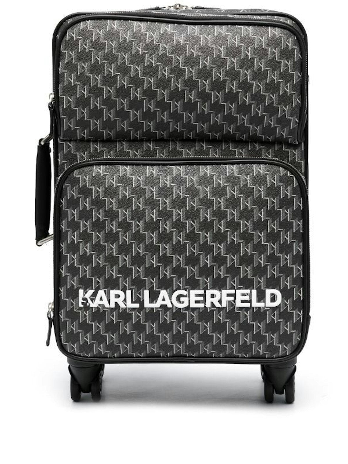 Karl Lagerfeld Women's All-Over Logo-Print Trolley in Black | 235W3014A999 Color Black