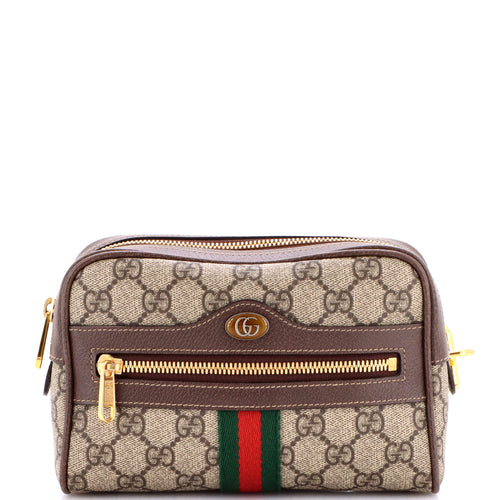 GUCCI Ophidia Belt Bag GG Coated Canvas Small