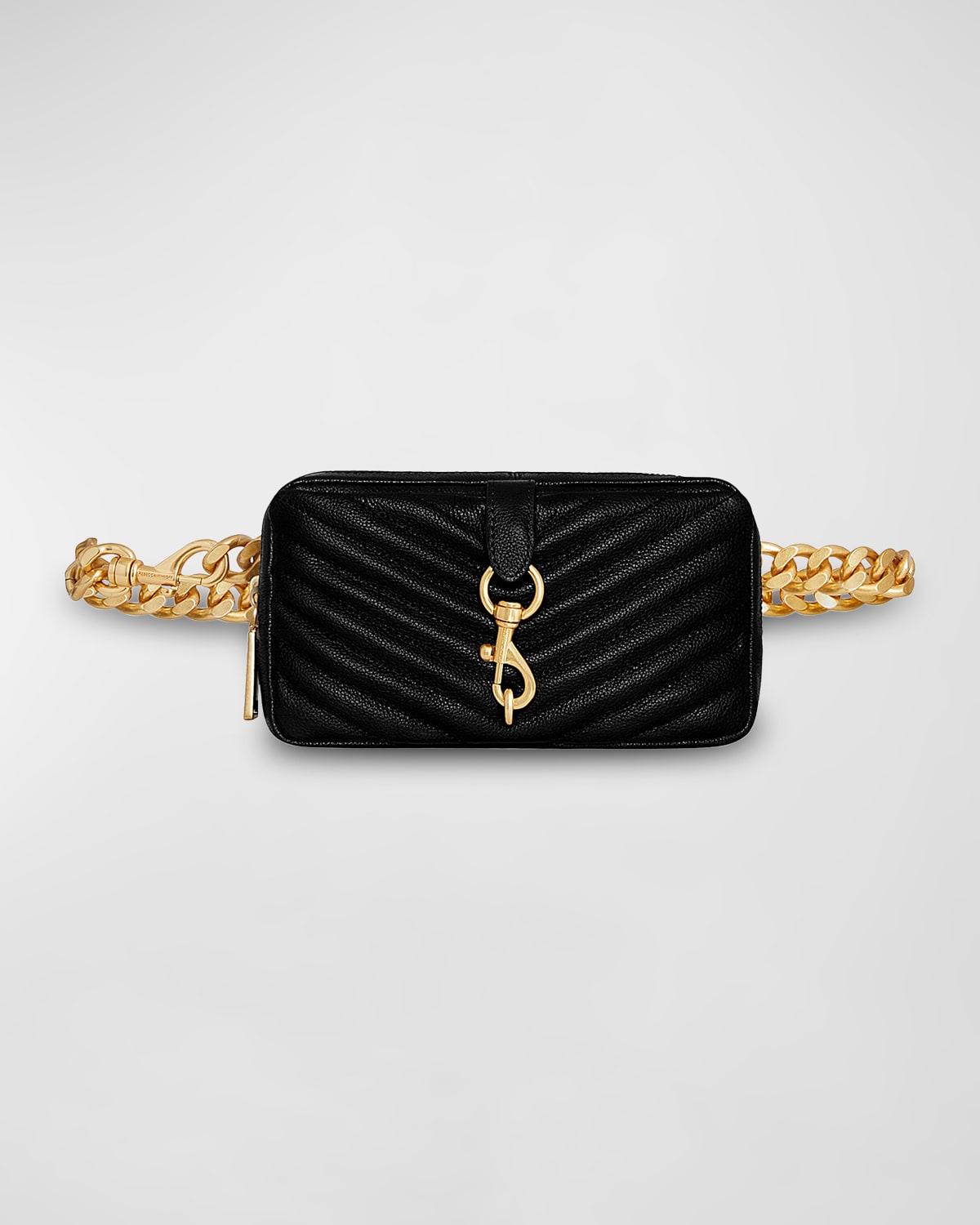 Rebecca Minkoff Edie Quilted Chain Belt Bag