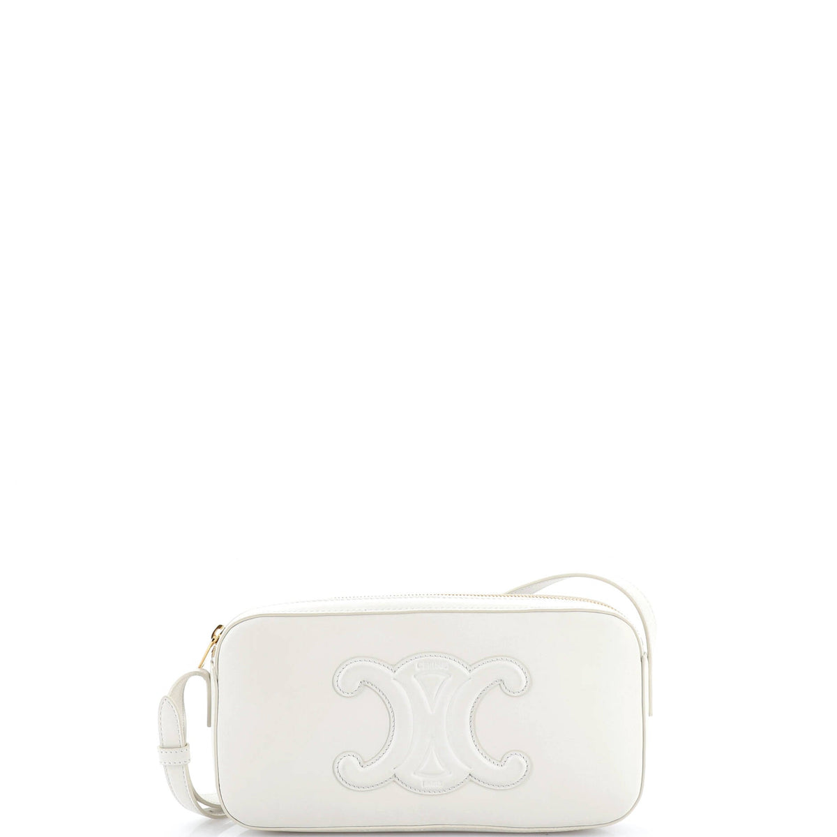 Celine CELINE Cuir Triomphe Camera Shoulder Bag Leather Small