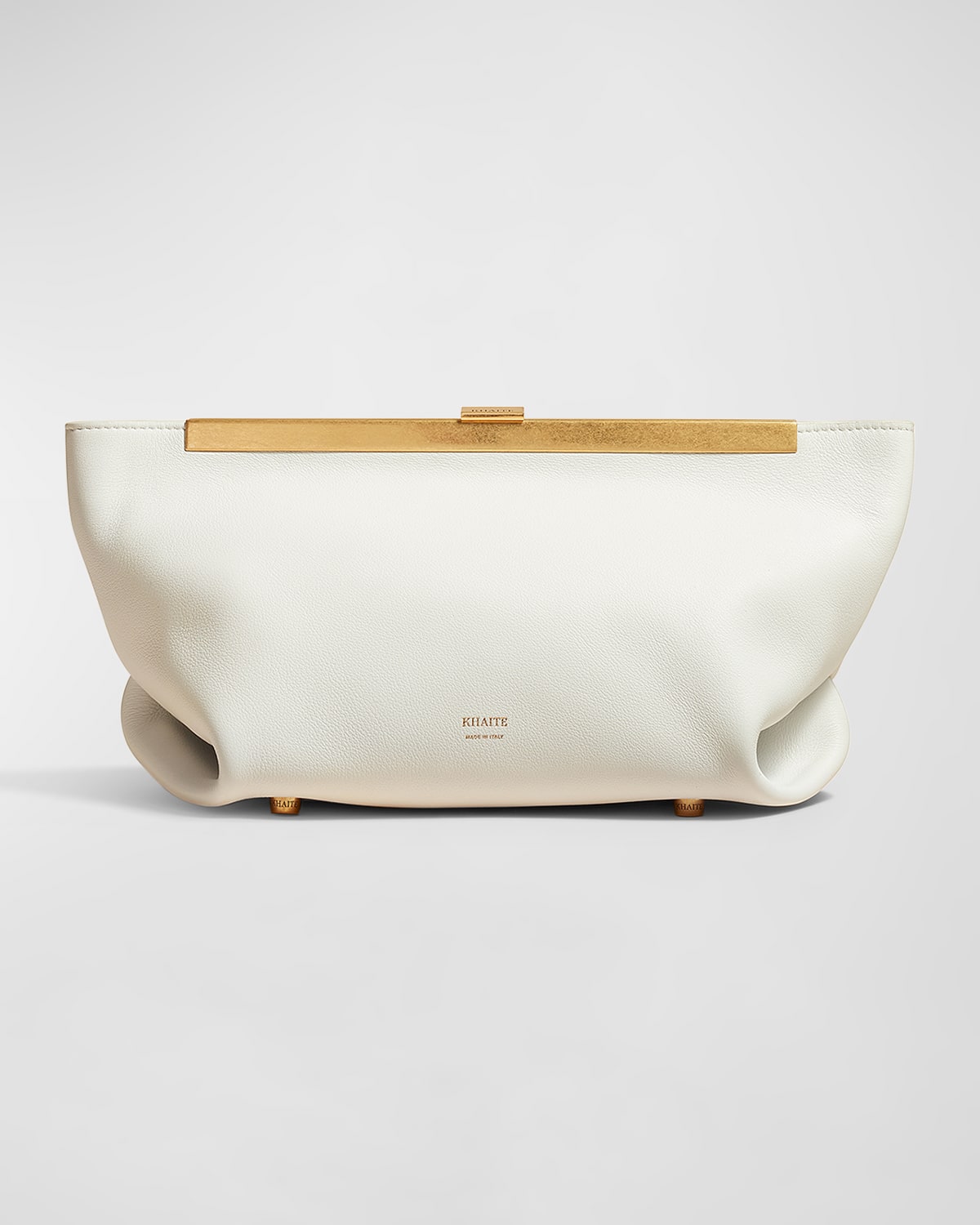 Khaite Aimee Leather Clutch Bag