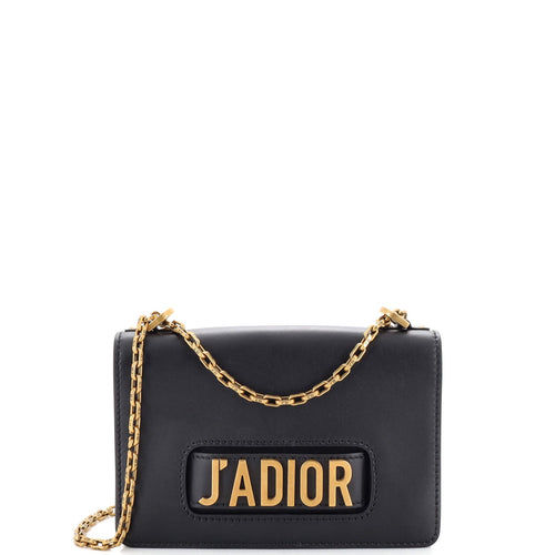 J'Adior Flap Bag Leather Medium