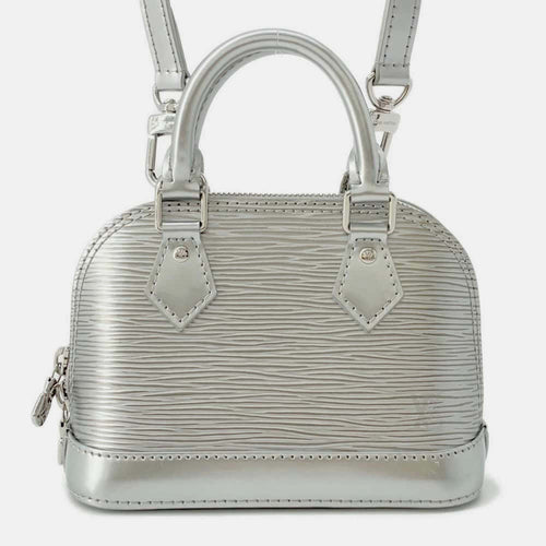 Silver Hardware Epi Leather Alma Bag Nano