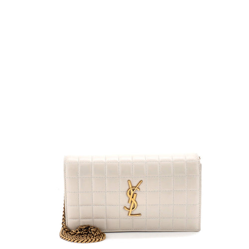 Cassandre Wallet on Chain Quilted Leather Medium