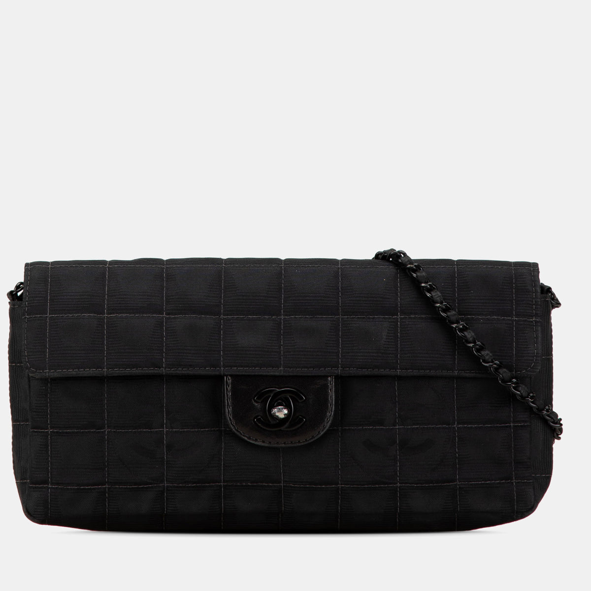 Chanel New Travel Line East West Flap Bag