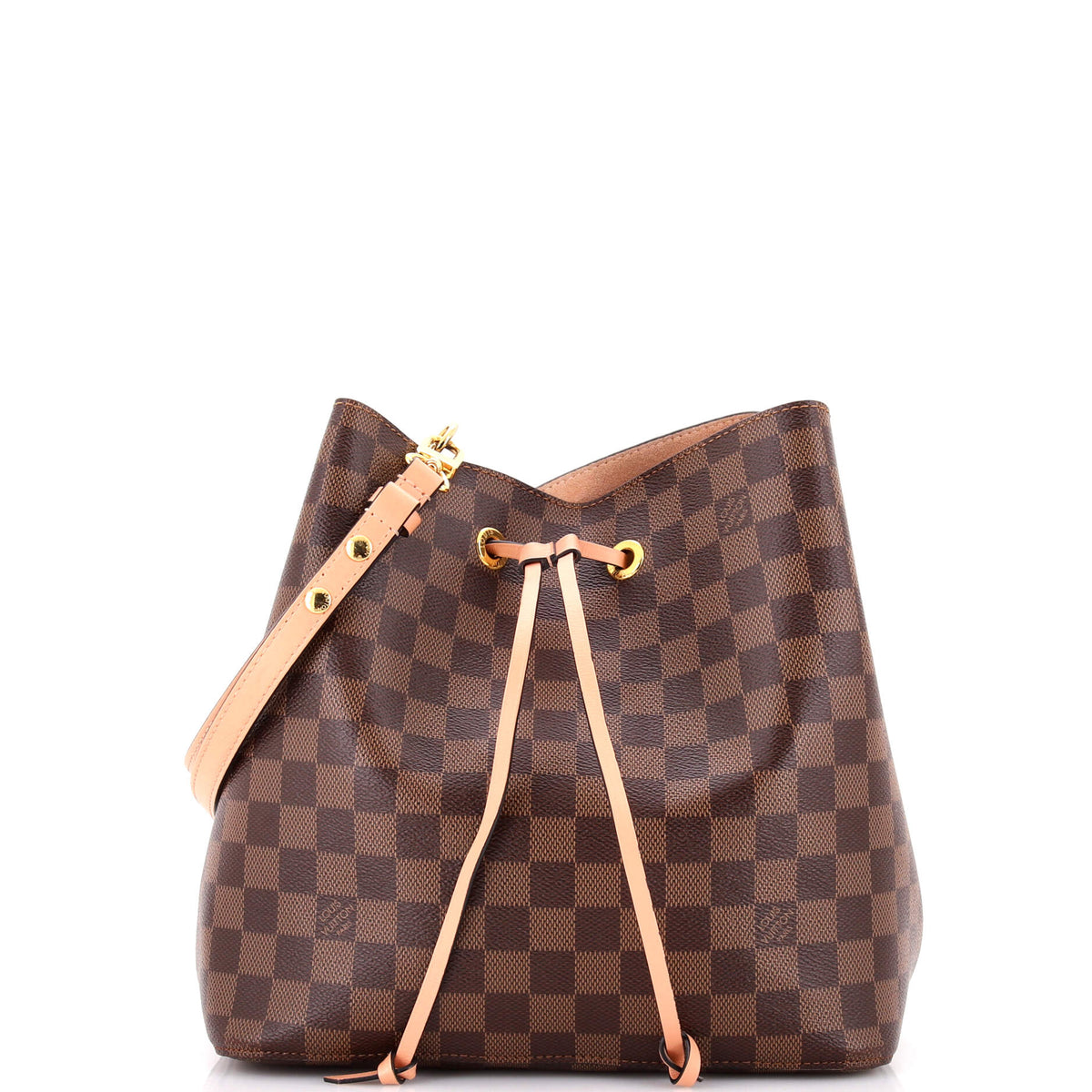 Louis Vuitton NeoNoe Handbag Damier with Leather MM