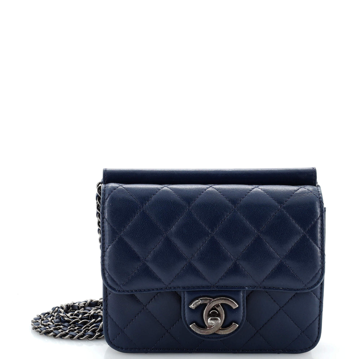 Chanel CHANEL Crossing Times Flap Bag Quilted Lambskin Mini