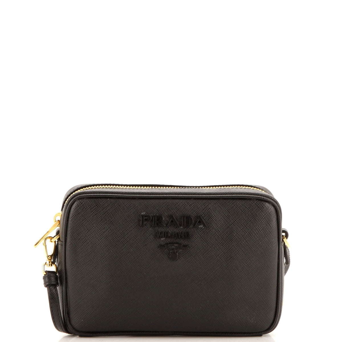 Prada PRADA Monochrome Camera Bag Saffiano Leather Small