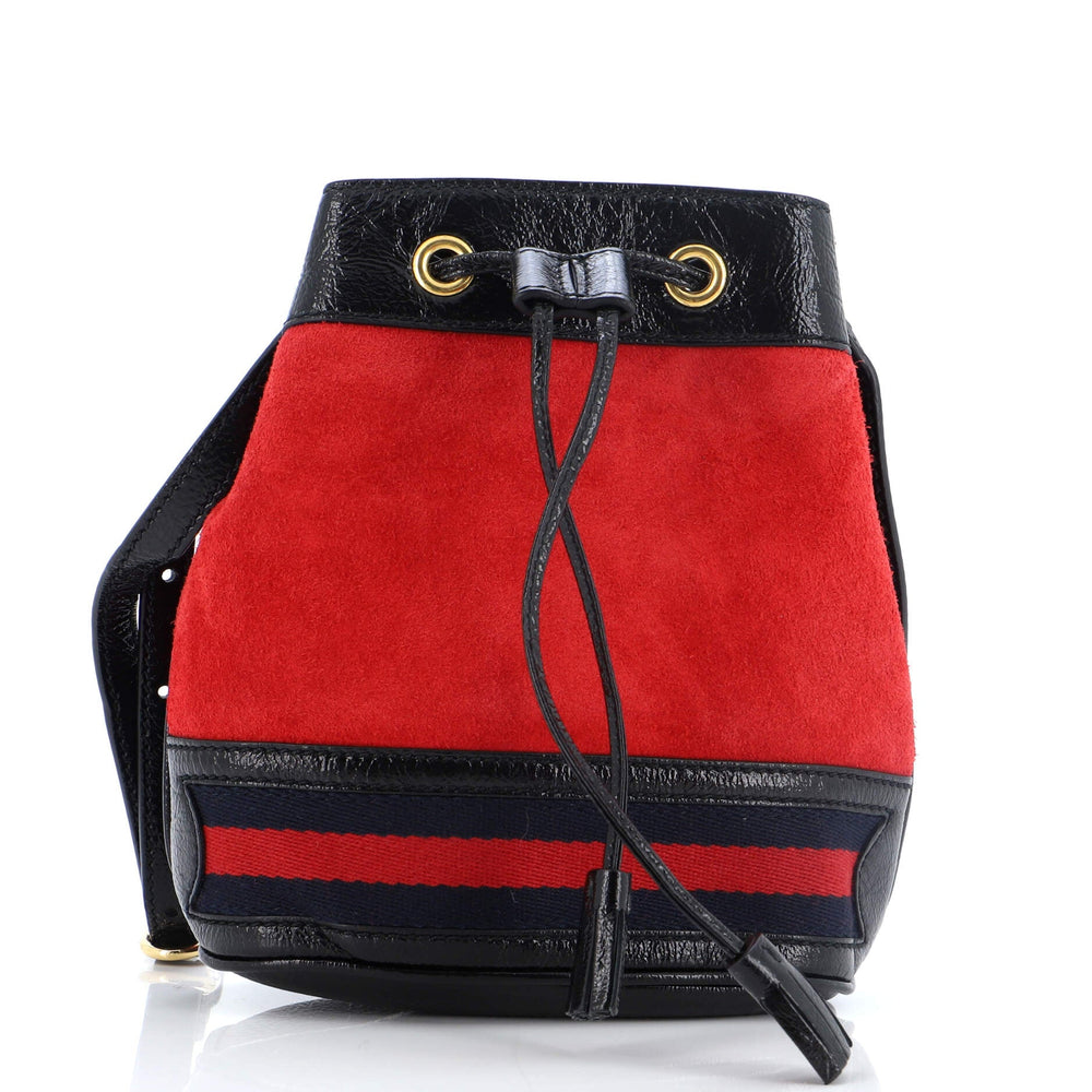 GUCCI Ophidia Bucket Bag Suede Mini