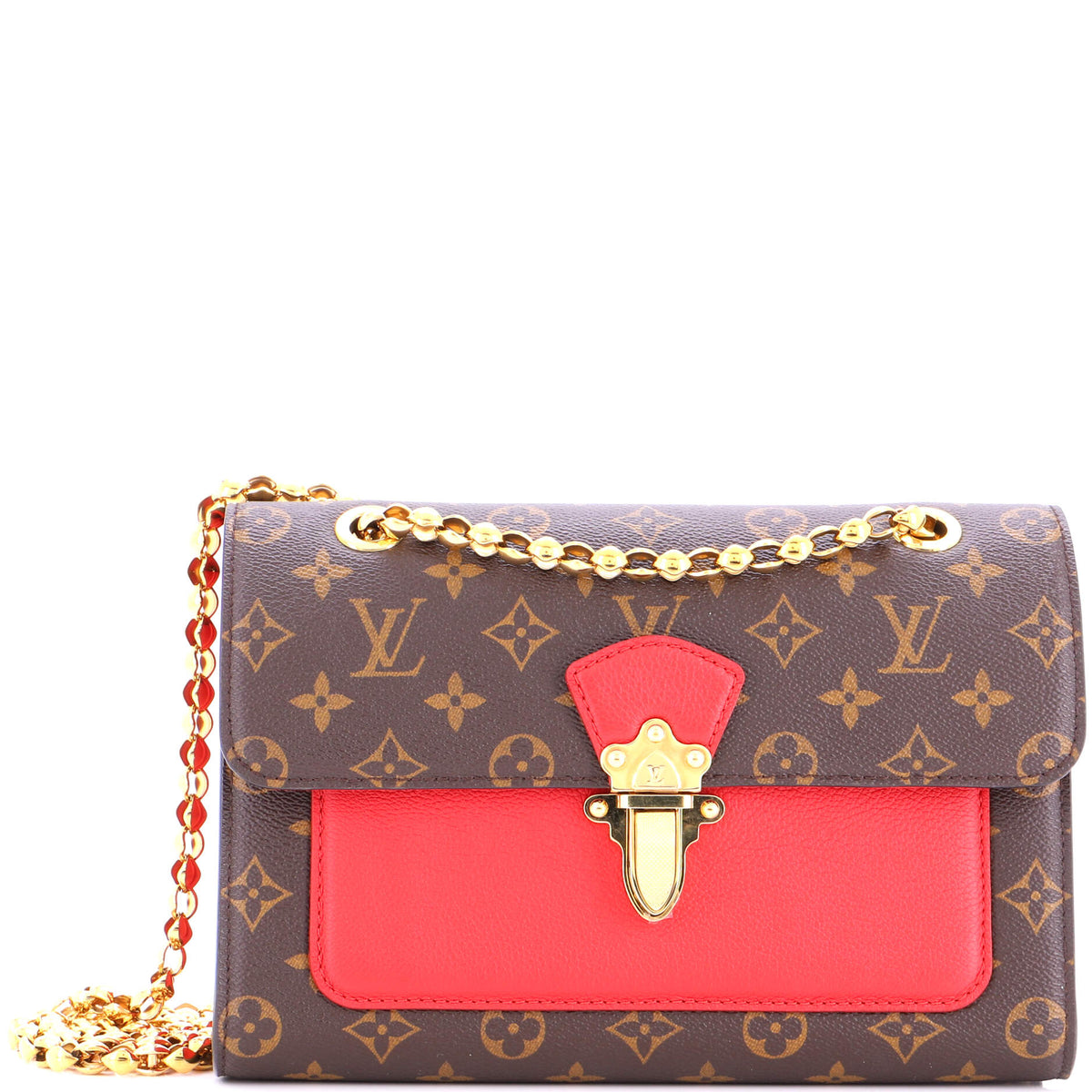Louis Vuitton Victoire Handbag Monogram Canvas and Leather