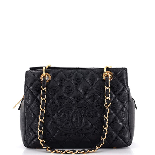 CHANEL Petite Timeless Tote Quilted Caviar