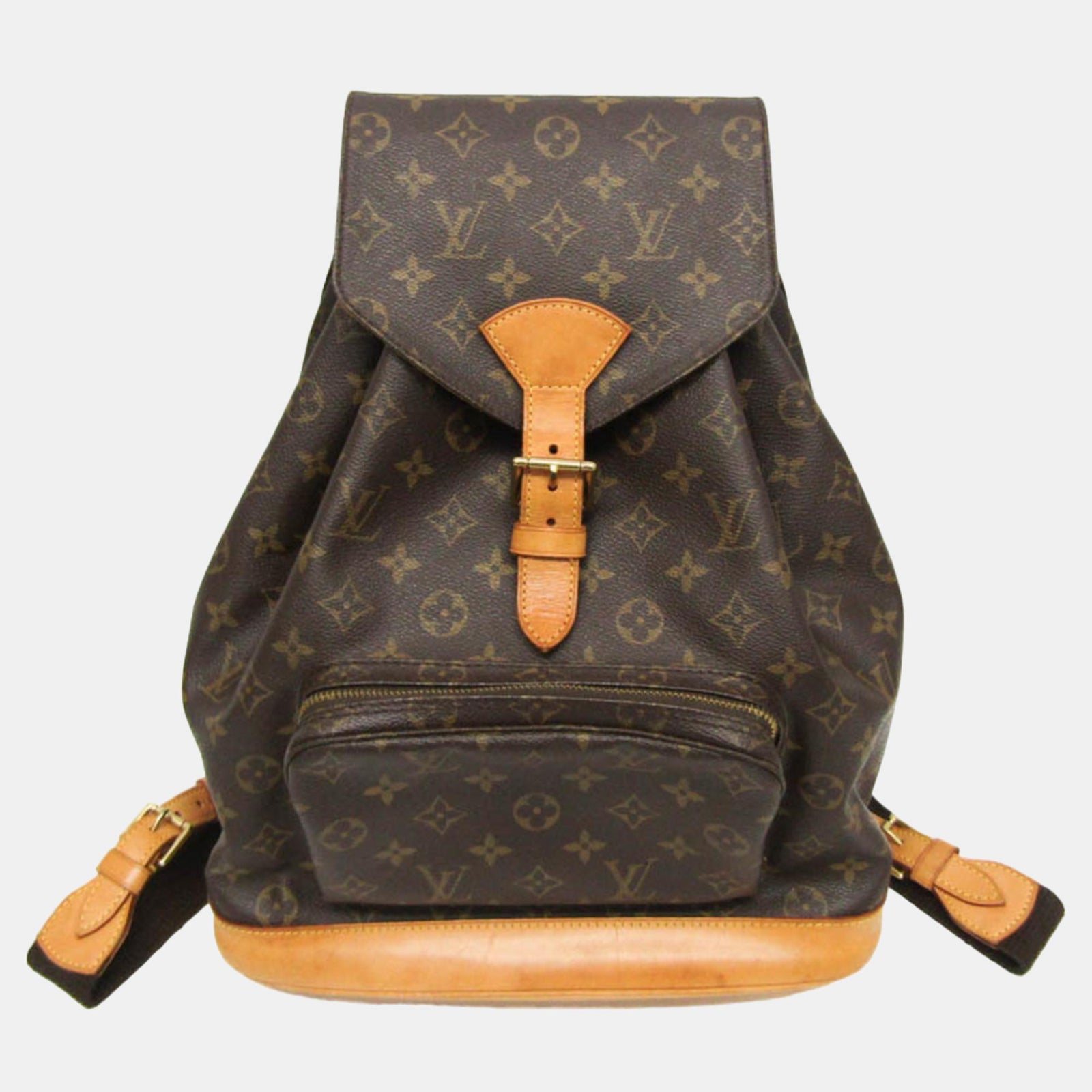 Louis Vuitton Sacs à dos Montsouris GM en toile marron