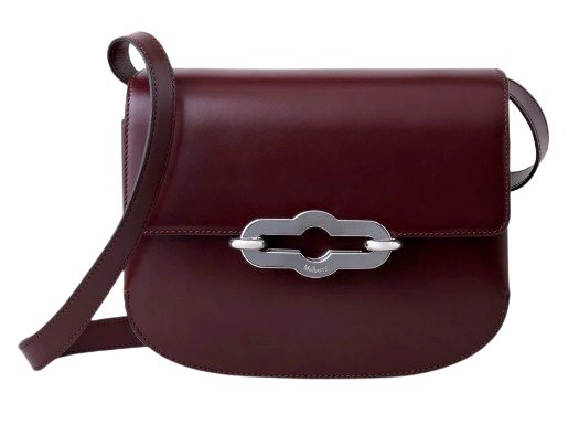 Mulberry Women's Luxurious 100% Leather Bag in Black/Cherry | Size UNI | HH9263 Color K560