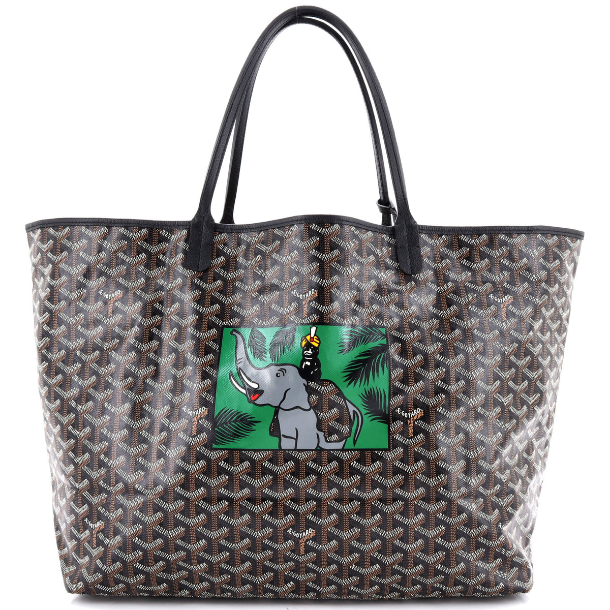Goyard GOYARD Saint Louis Tote Printed Coated Canvas GM
