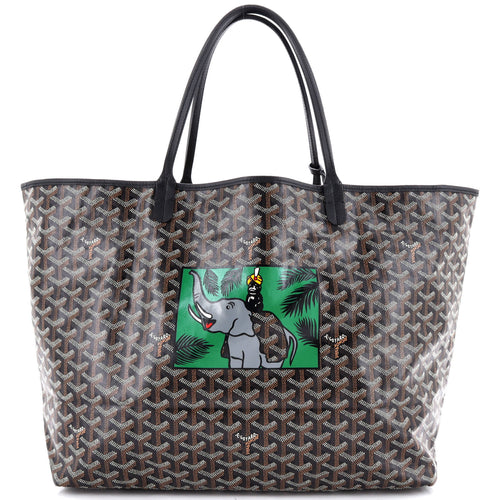 GOYARD Saint Louis Tote Printed Coated Canvas GM