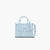 The Leather Small Tote Bag in Cloud Blue