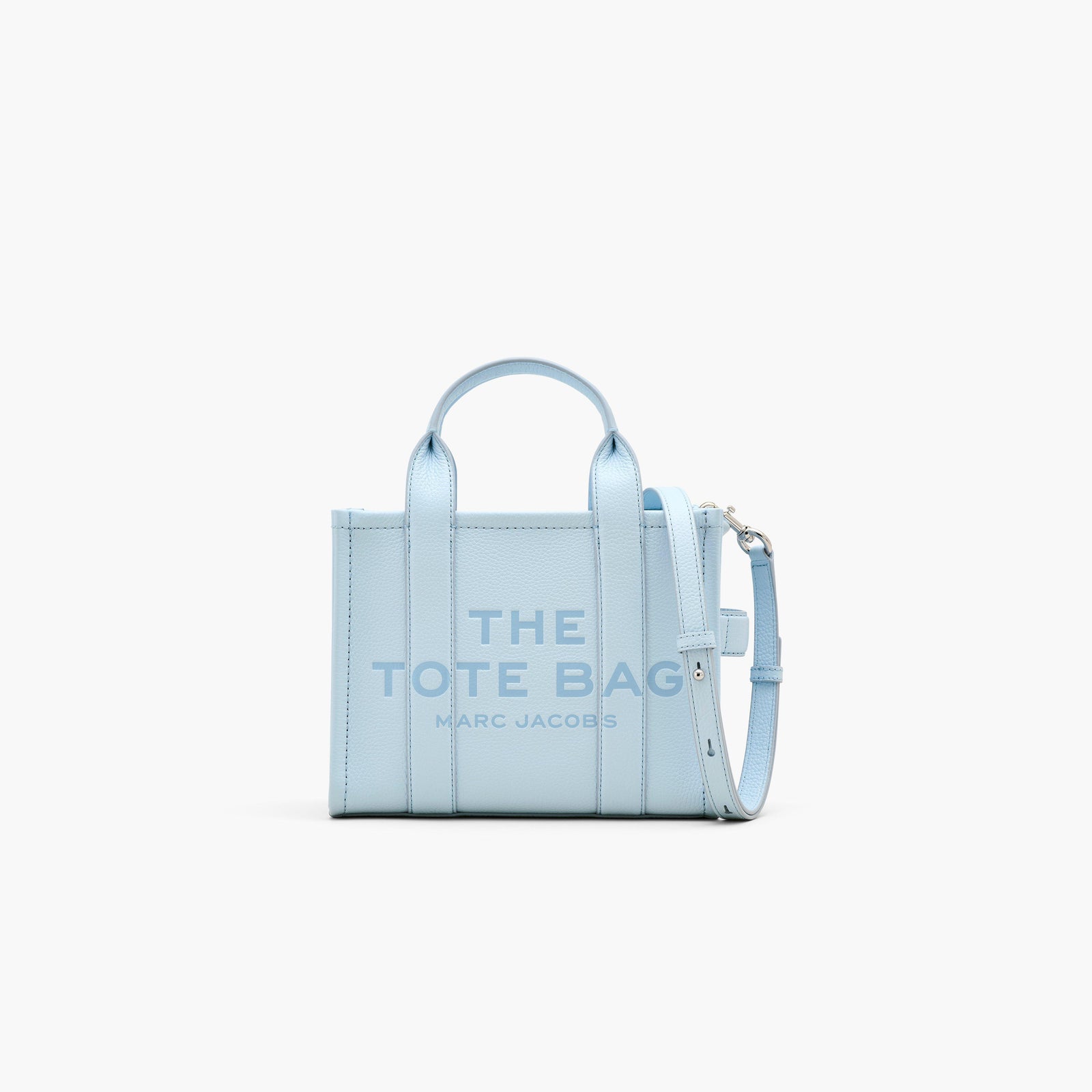 Marc Jacobs The Leather Small Tote Bag in Cloud Blue